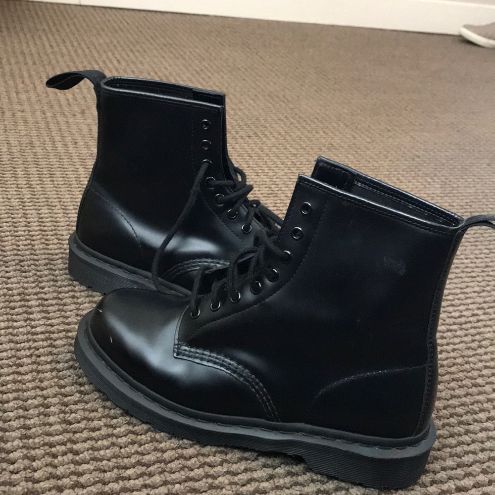 Dr. Martens Black Leather Boots